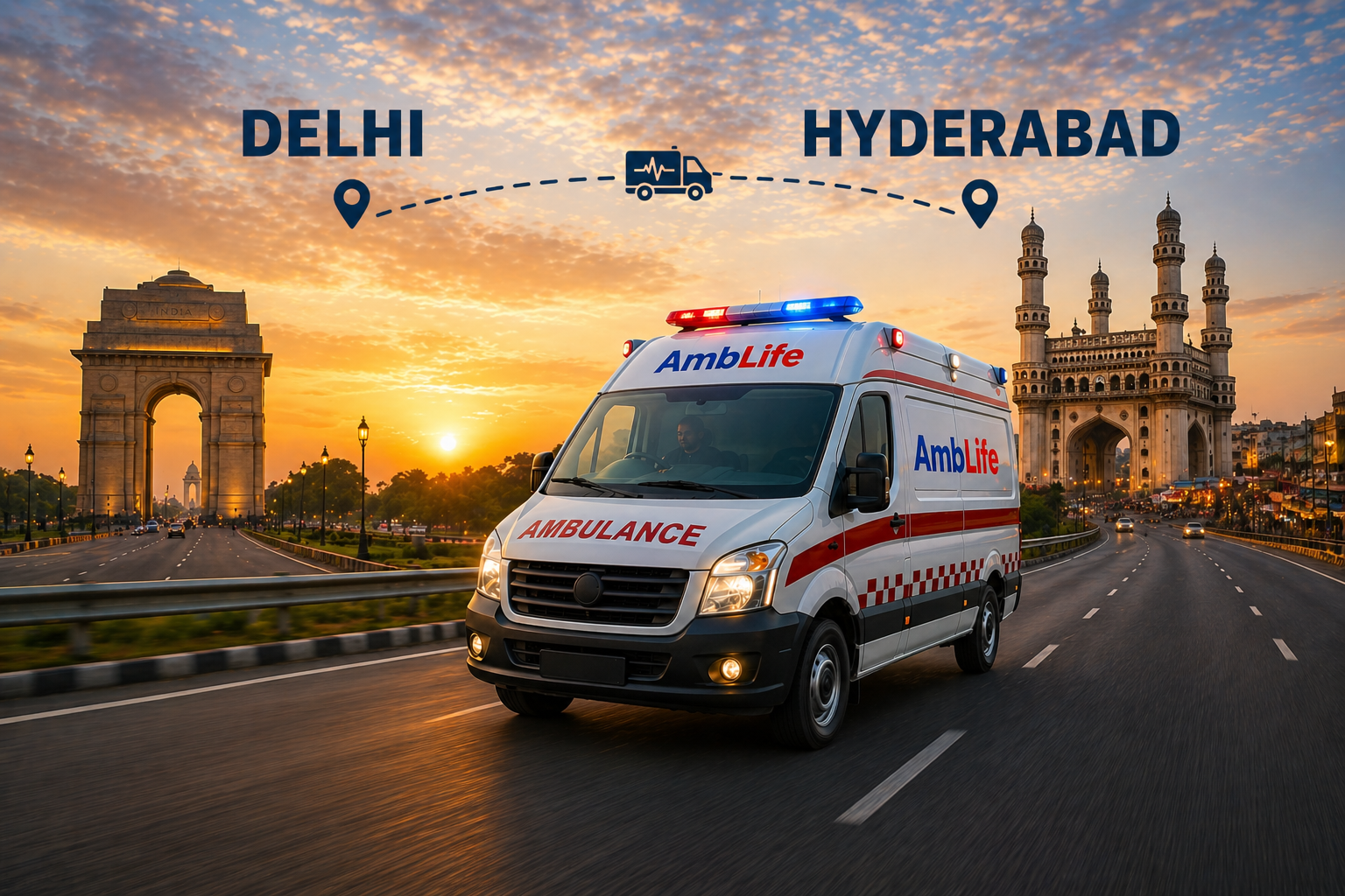 Delhi to Hyderabad
